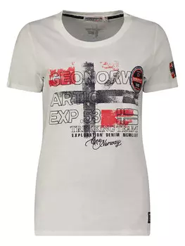 Футболка Geographical Norway Jarry, белый