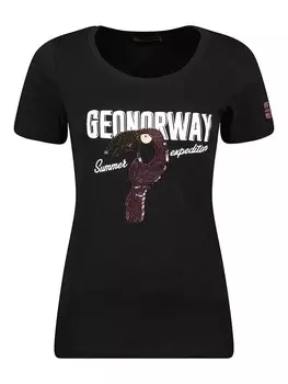 Футболка Geographical Norway Jeverything, черный