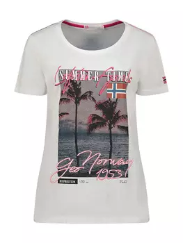 Футболка Geographical Norway Jorgina, белый