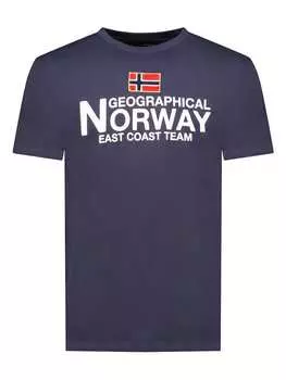 Футболка Geographical Norway, темно-синий