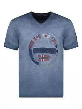 Футболка Geographical Norway, темно-синий