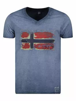 Футболка Geographical Norway, темно-синий