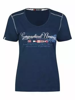 Футболка Geographical Norway, темно-синий