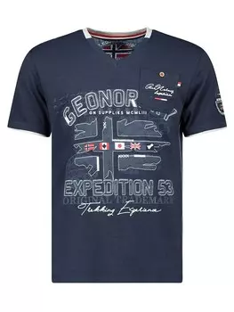 Футболка Geographical Norway, темно-синий
