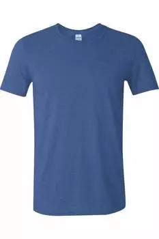 Футболка Gildan Softstyle, цвет heather royal