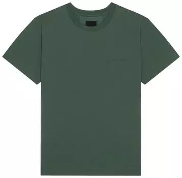 Футболка Givenchy Short-Sleeve T-Shirt 'Dark Green', зеленый