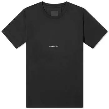 Футболка Givenchy Small Text Logo, черный