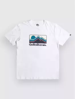 Футболка «Градиентные горы» Quiksilver, белый