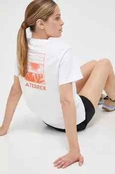 Футболка Graphic Altitude adidas, белый