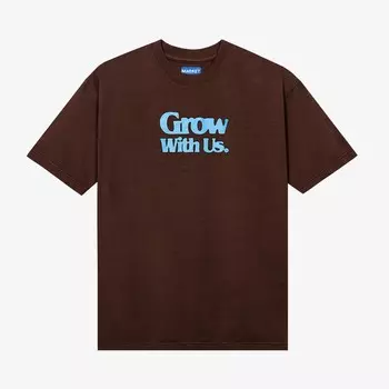 Футболка Grow With Us T-Shirt 'Mocha' Market, мультиколор
