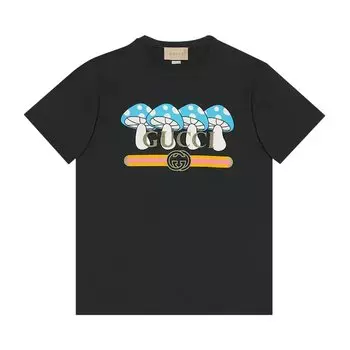 Футболка Gucci из джерси, черная