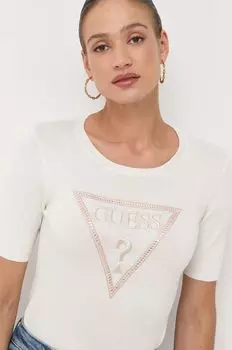 Футболка Guess, бежевый