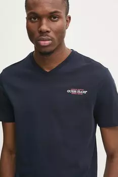 Футболка Guess Jeans, темно-синий