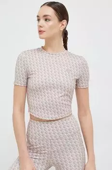 Футболка Guess, коричневый
