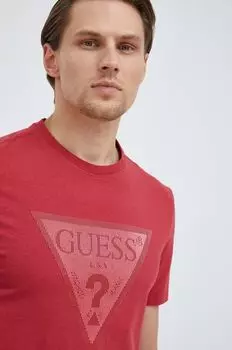 Футболка Guess, красный