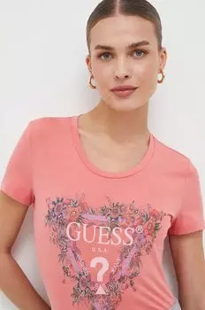 Футболка Guess, розовый