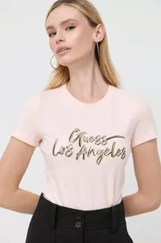 Футболка Guess, розовый