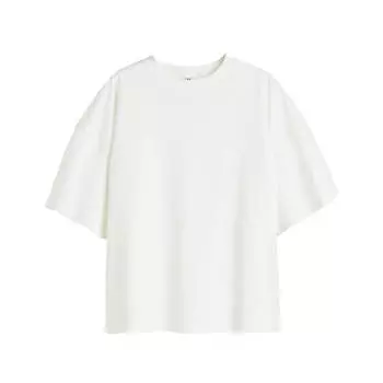 Футболка H&amp;M Boxy, белый