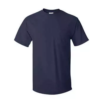 Футболка Hanes Authentic Pocket, темно-синий
