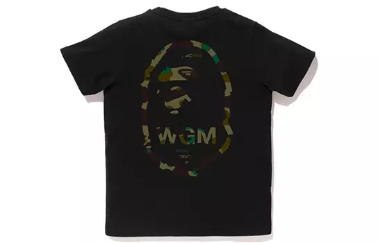 Футболка Head Series женская A BATHING APE, черный