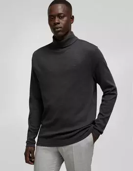 Футболка HECHTER PARIS Rollneck, цвет graphite