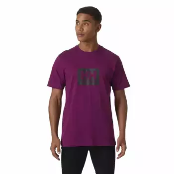 Футболка Helly Hansen Box T, фиолетовый