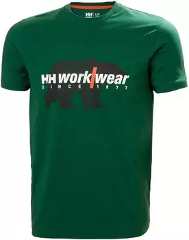 Футболка Helly Hansen Logo, зеленый