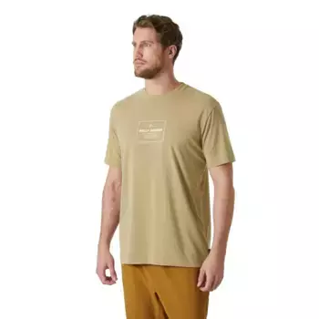 Футболка Helly Hansen Skog Graphic, бежевый