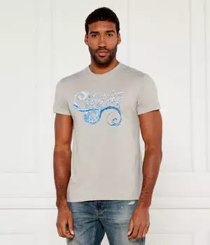 Футболка хром кутюр Slim fit Versace Jeans Couture, желтый
