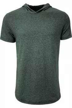 Футболка-худи унисекс Next Level Mock Twist, цвет forest green