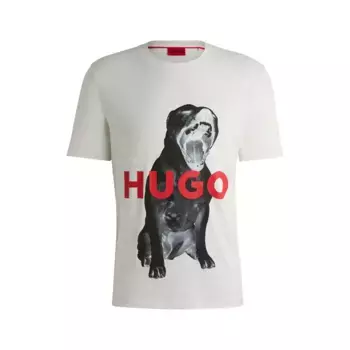 Футболка HUGO Dayaking 10260122, белый