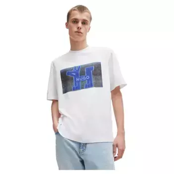 Футболка HUGO Nedary BLUE, белый