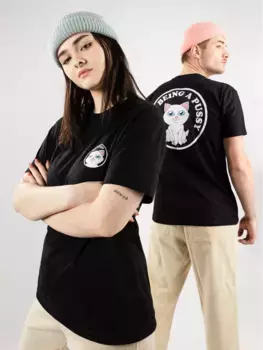 Футболка «Хватит быть киской» Ripndip, черный