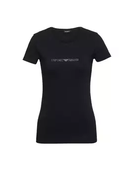 Футболка Iconic Хлопок Emporio Armani, черный
