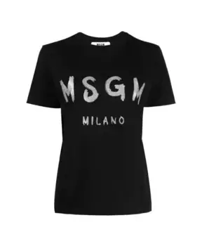 Футболка It с принтом спереди Msgm, черный