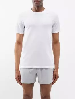 Футболка из джерси metal vent tech 2.0 Lululemon, белый