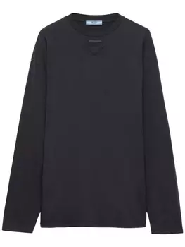 Футболка из джерси Prada, серый