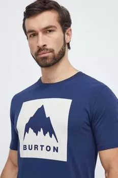 Футболка из хлопка Burton, темно-синий
