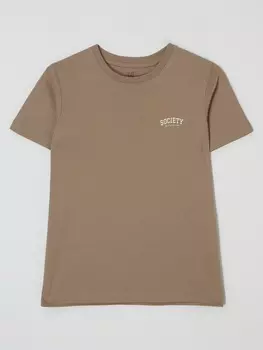 Футболка из хлопка модель "Маш" Jack & Jones, хаки