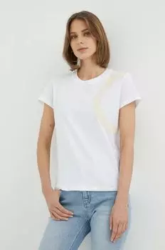 Футболка из хлопка Trussardi, белый