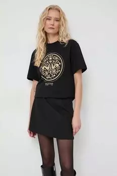 Футболка из хлопка Trussardi, черный