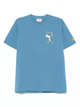 Футболка из хлопка X Snoopy MC2 Saint Barth, синий