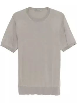 Футболка из шелка Corneliani, серый