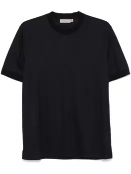 Футболка из шерсти Canali, синий