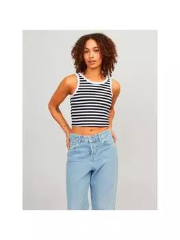 Футболка Jack & Jones, белый/черный