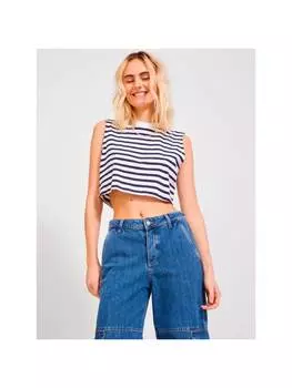 Футболка Jack & Jones, белый/черный