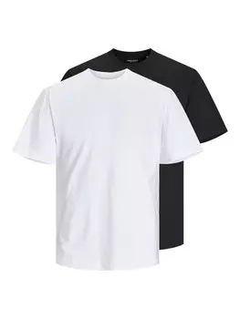 Футболка JACK & JONES, черно-белый