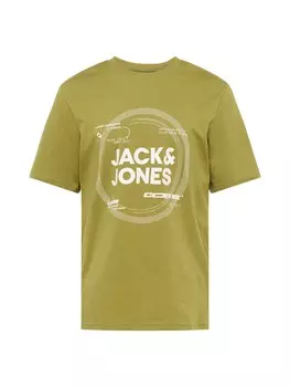 Футболка JACK & JONES PILOU, оливковое
