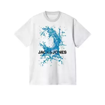 Футболка Jack & Jones Splash Ocean, белый