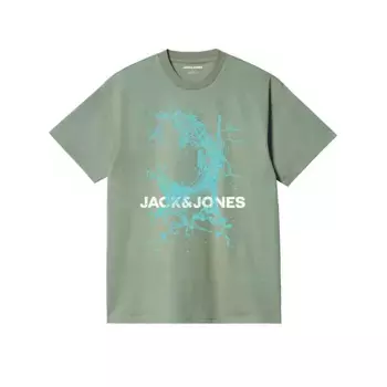 Футболка Jack & Jones Splash Ocean, зеленый
